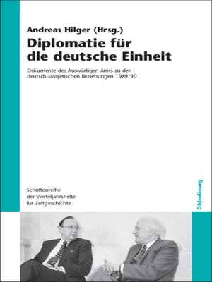 cover image of Diplomatie für die deutsche Einheit